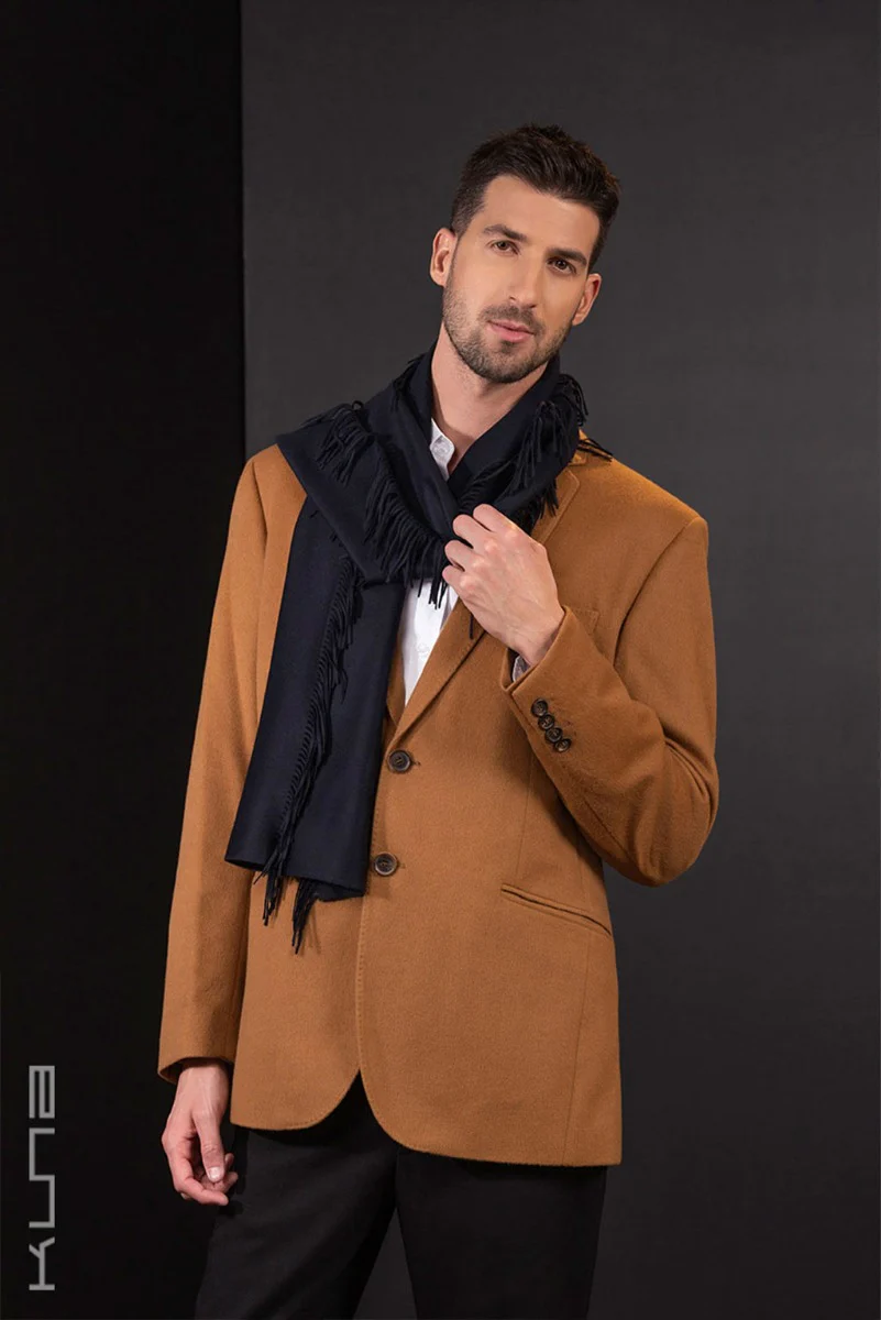 100% Vicuna Scarf - Horizontal Fringes - Image 19