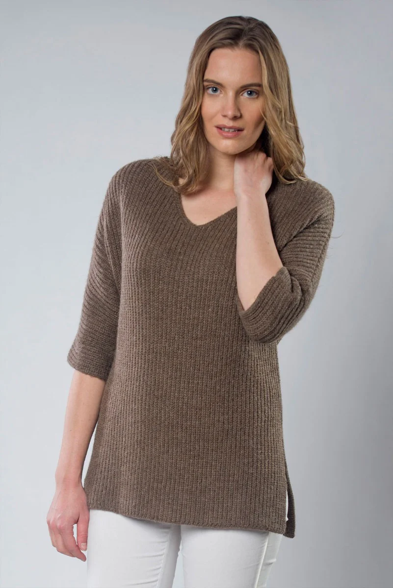 Abigail 100% Baby Llama Sweater - Image 4