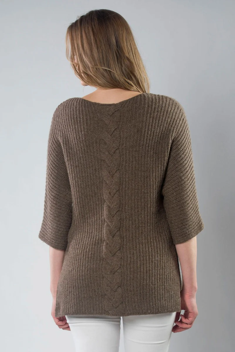 Abigail 100% Baby Llama Sweater - Image 5