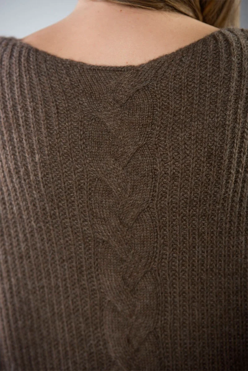 Abigail 100% Baby Llama Sweater - Image 6