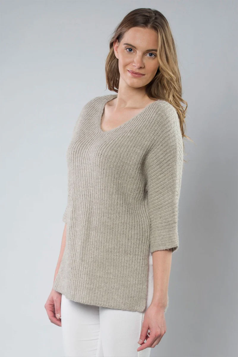 Abigail 100% Baby Llama Sweater - Image 7