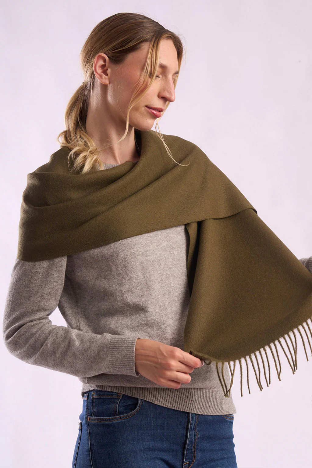 AC Classic Baby Alpaca Scarf - Image 2