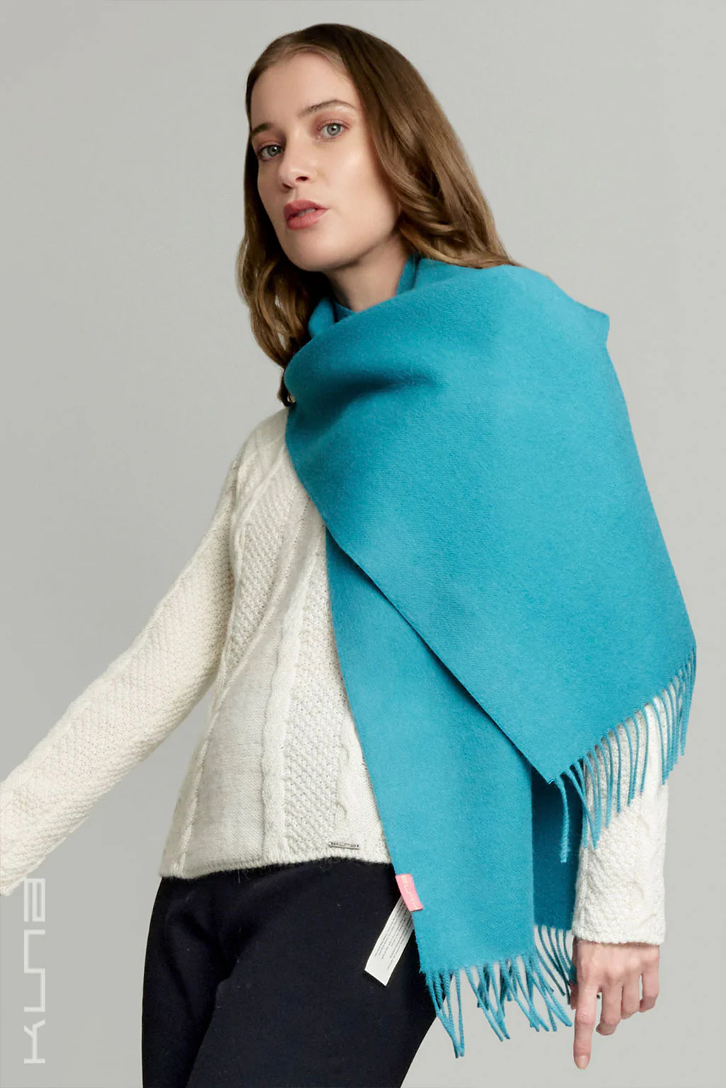 Adrian Baby Alpaca Scarf - 24 - Image 3