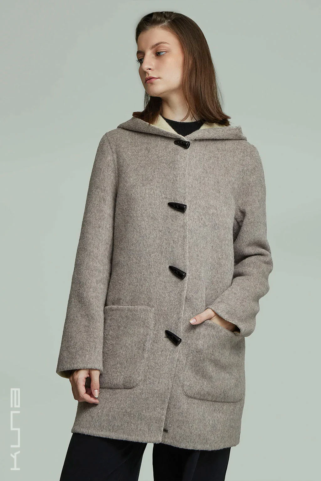 Alaia Reversible Baby Alpaca Coat - Image 13