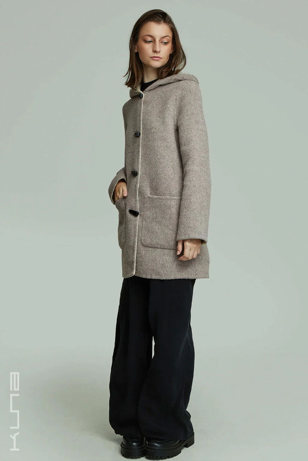 Alaia Reversible Baby Alpaca Coat - Image 15