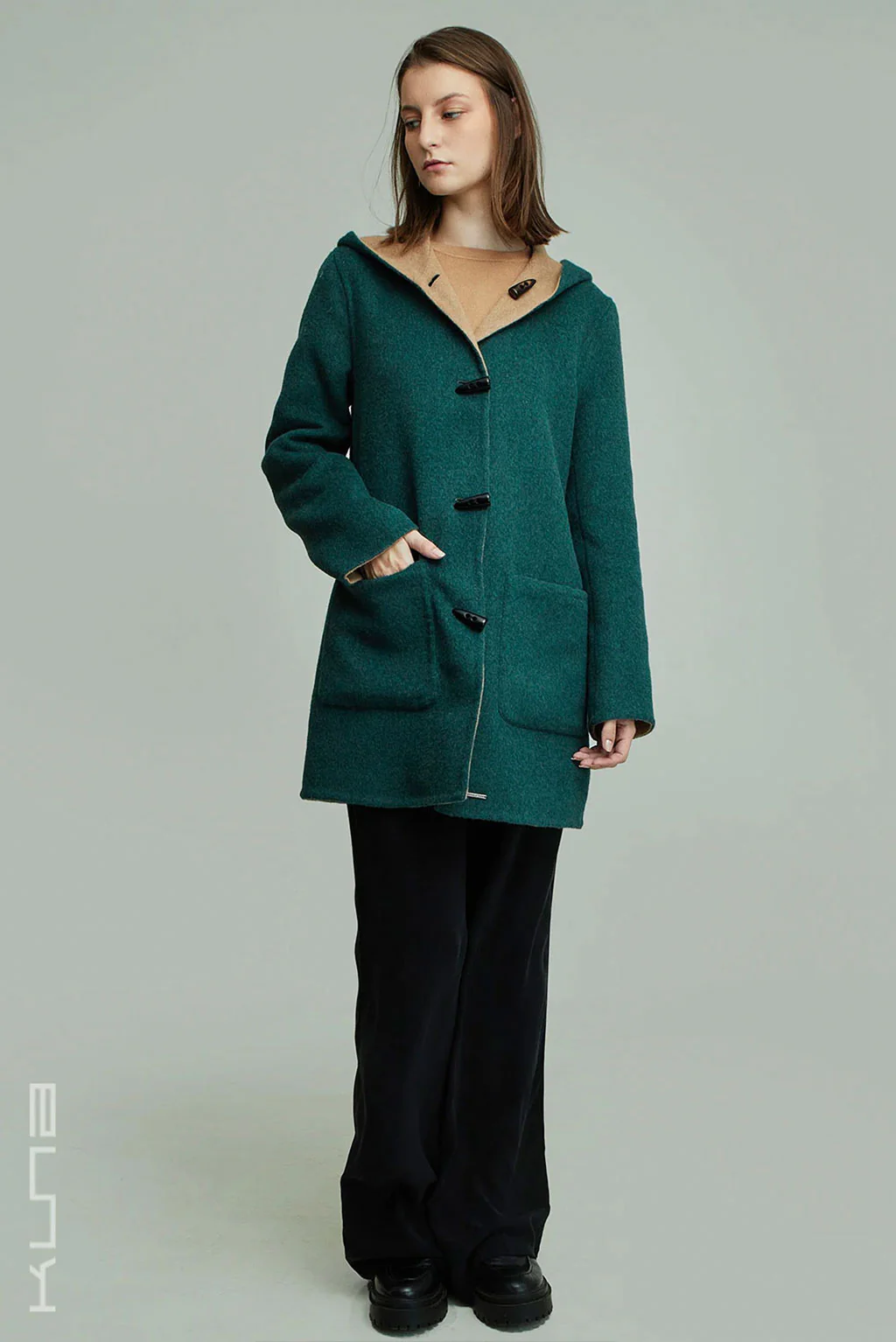 Alaia Reversible Baby Alpaca Coat - Image 3