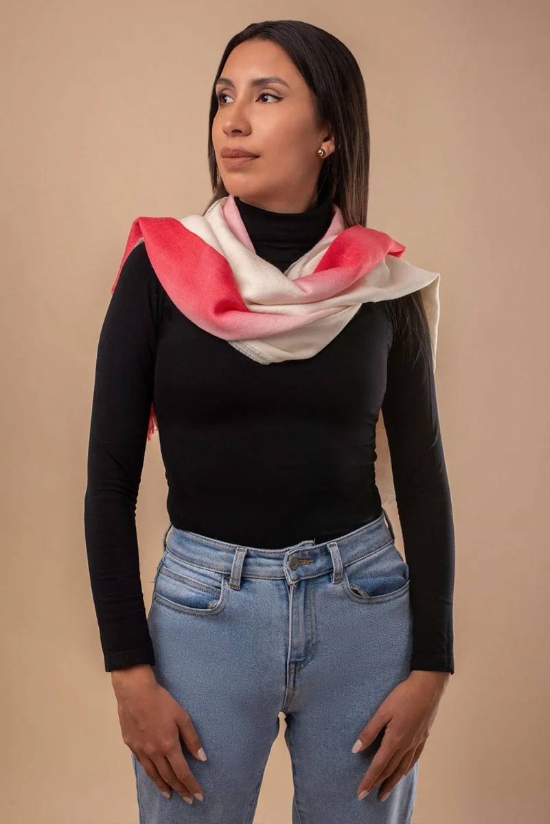 Anabelle Baby Alpaca & Silk Shawl - Image 2