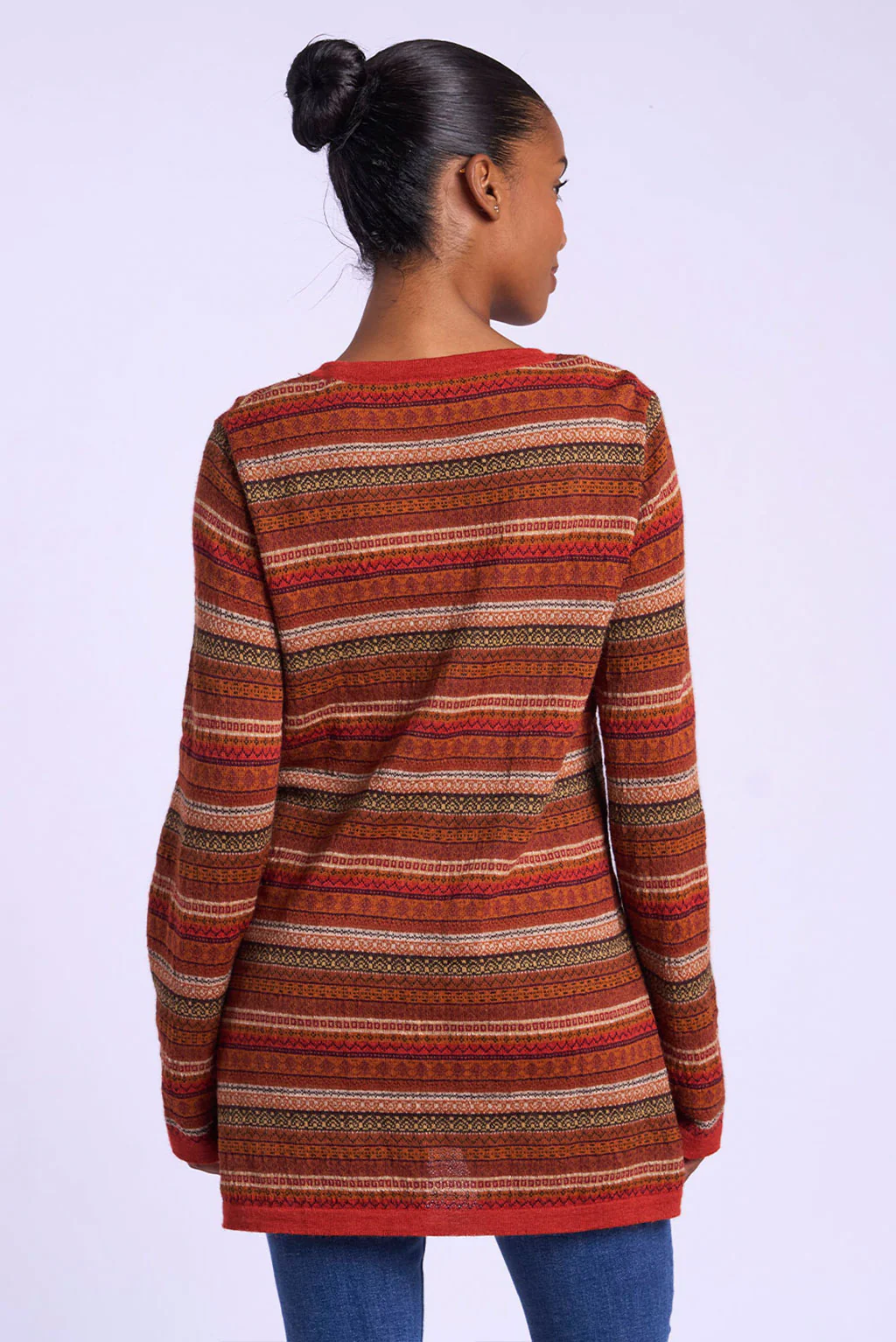 Andean Stripes Alpaca Sweater - Image 2