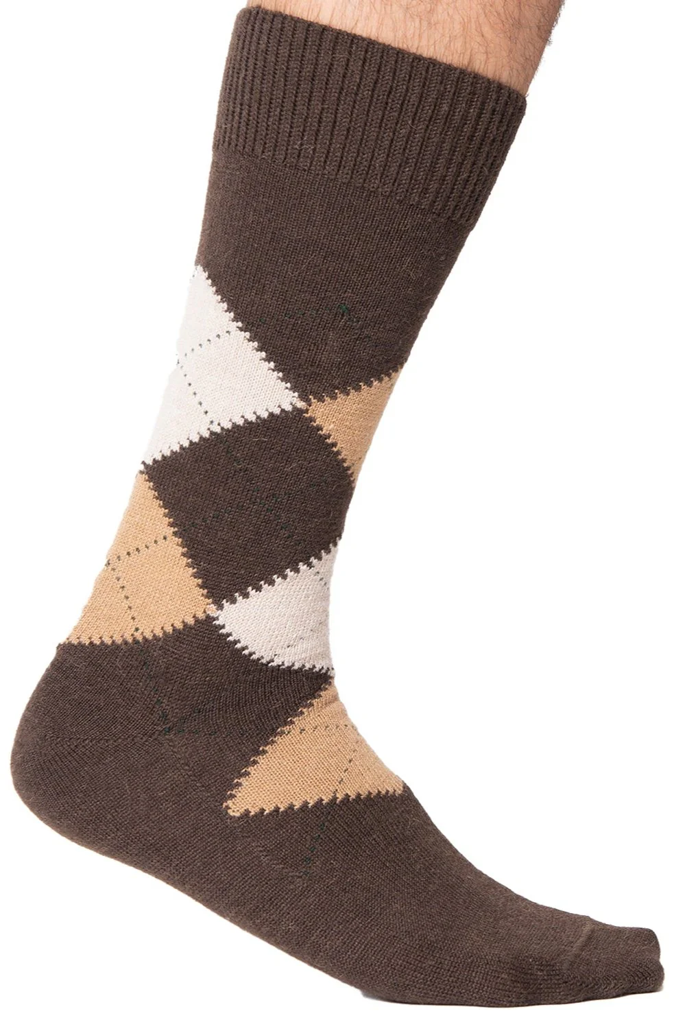 Argyle Baby Alpaca Socks - Image 4