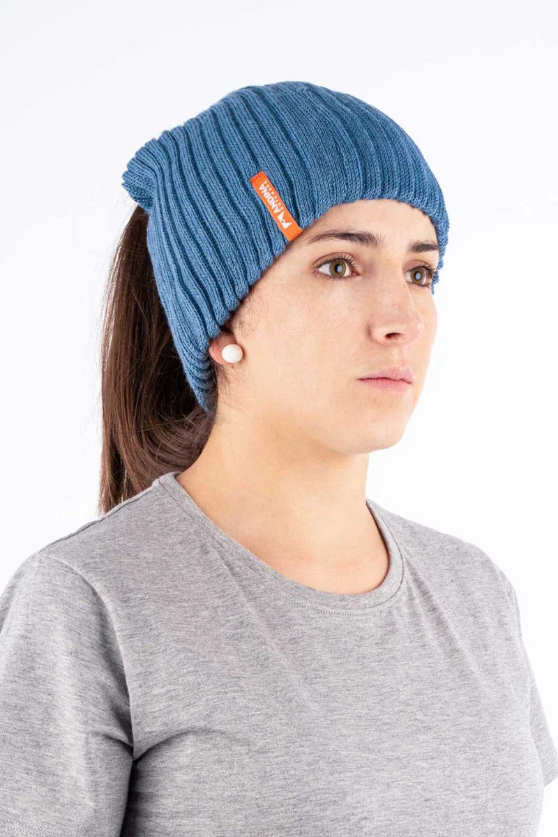 Multi Silk & Baby Alpaca Hat - Reversible - Image 2