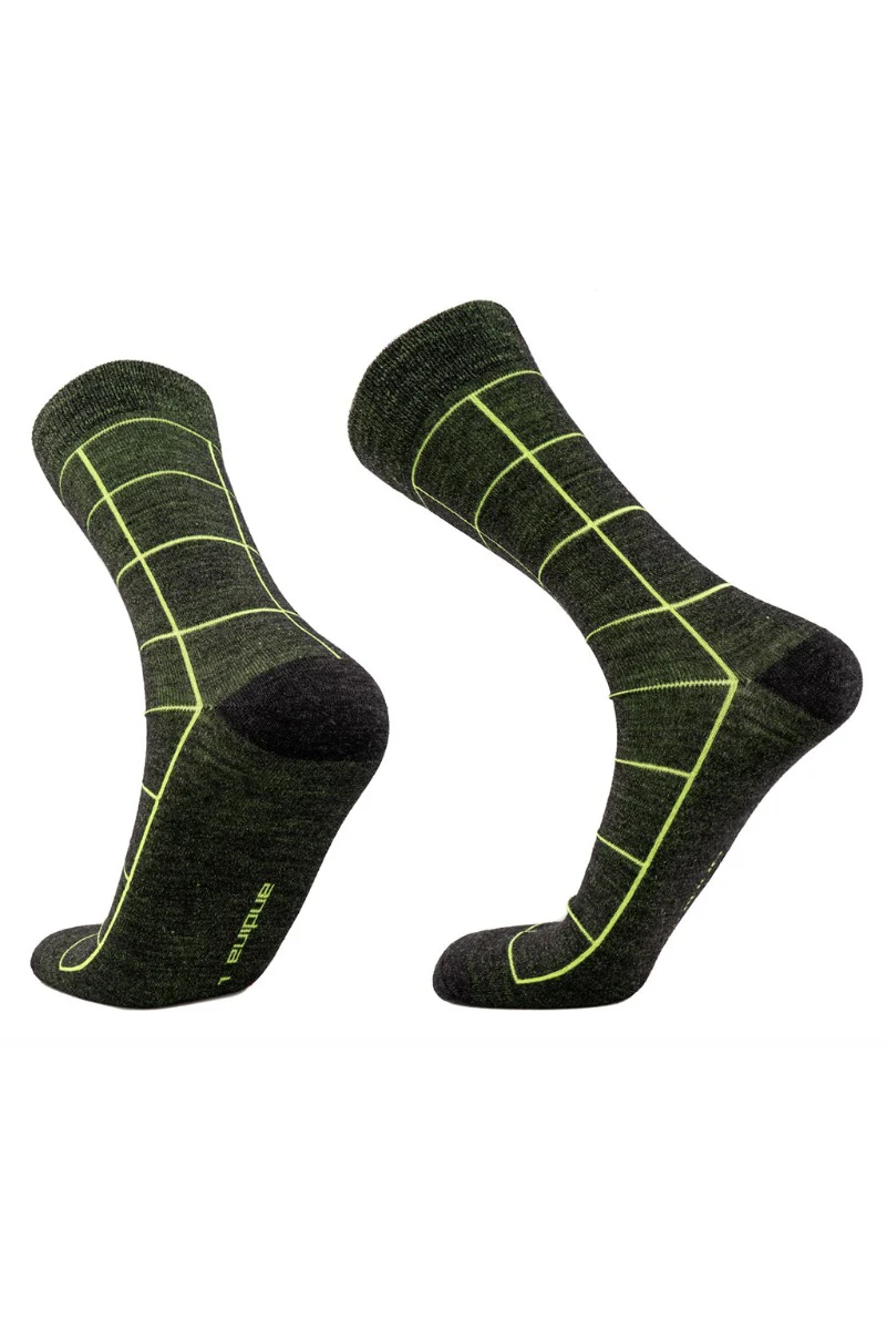 Squared Baby Alpaca Socks