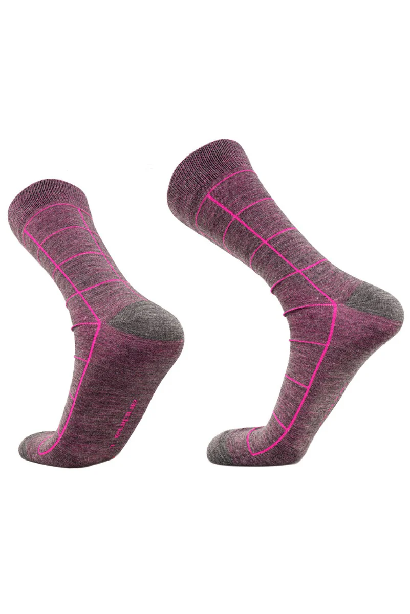 Squared Baby Alpaca Socks
