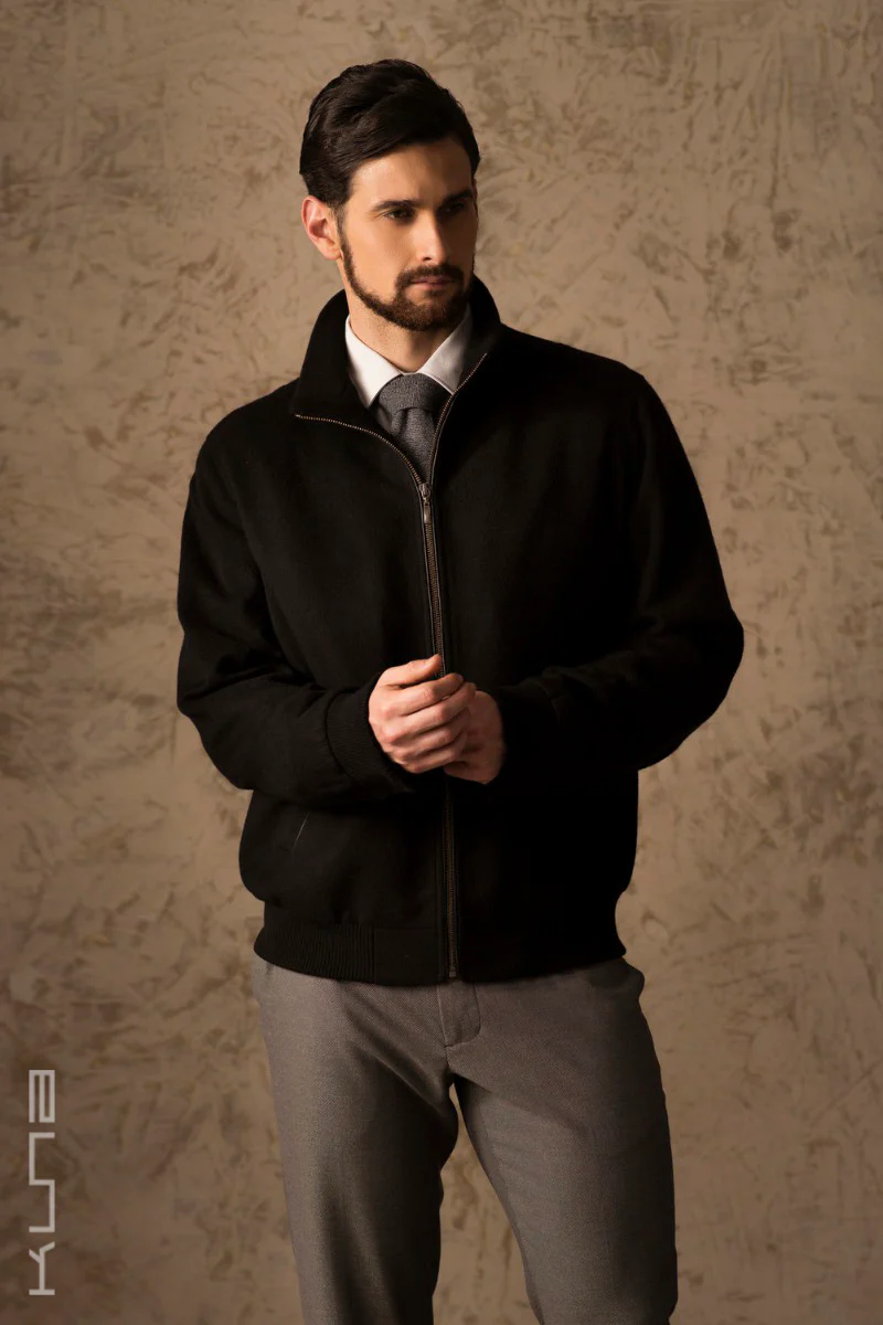 Benedict 100% Vicuna Bomber Jacket - Image 5