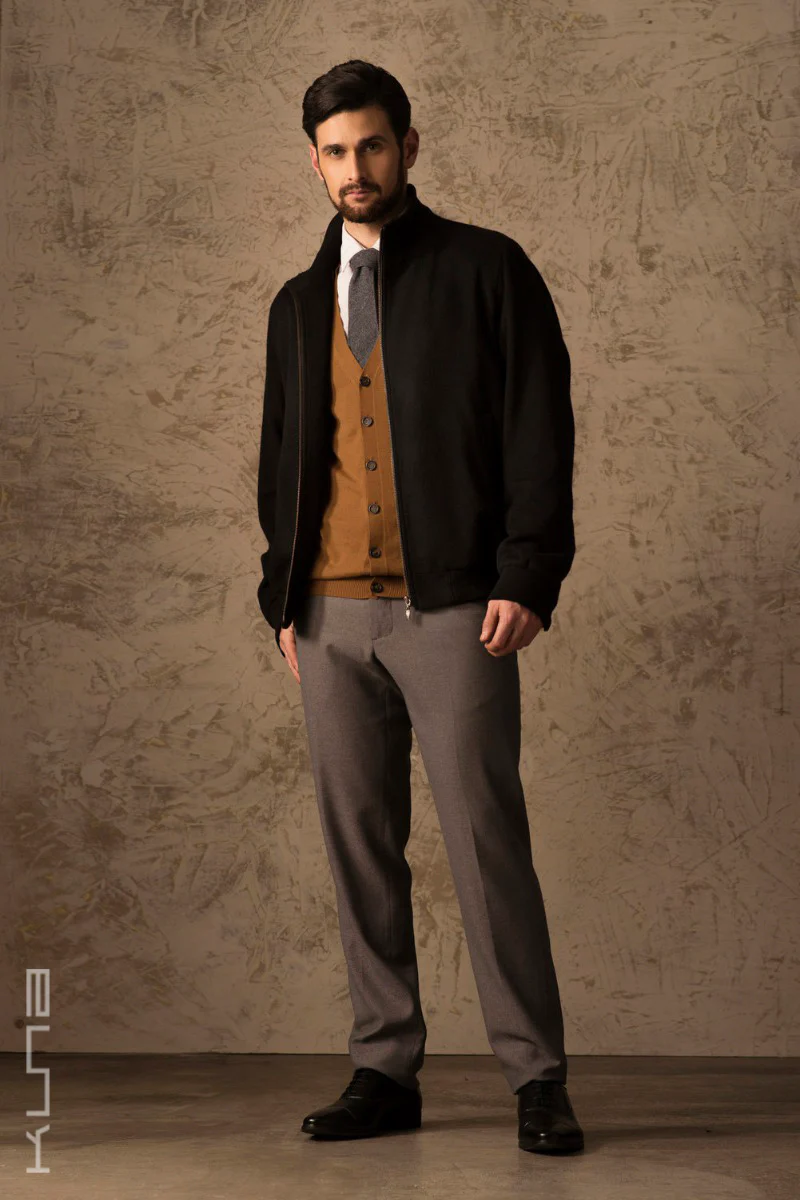Benedict 100% Vicuna Bomber Jacket - Image 7