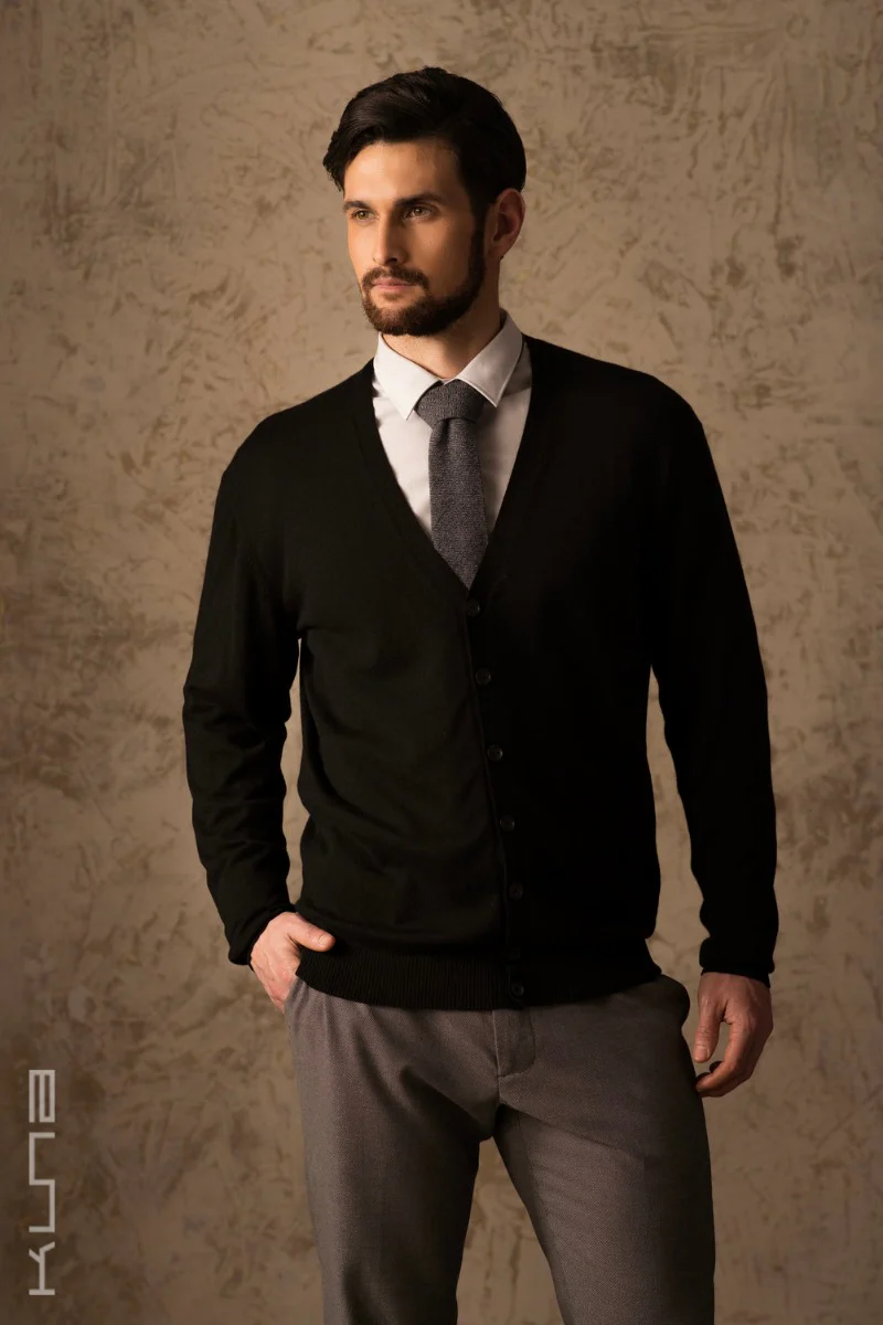 Bernard 100% Vicuna Sweater Cardigan - Image 6