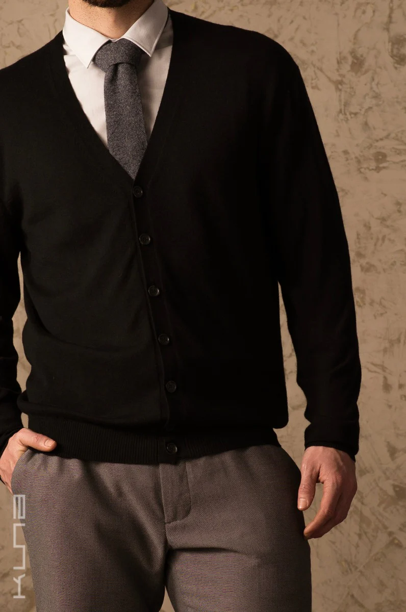 Bernard 100% Vicuna Sweater Cardigan - Image 9