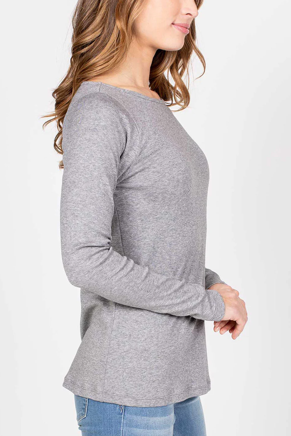 Boatneck Organic Cotton T-Shirt - Image 3