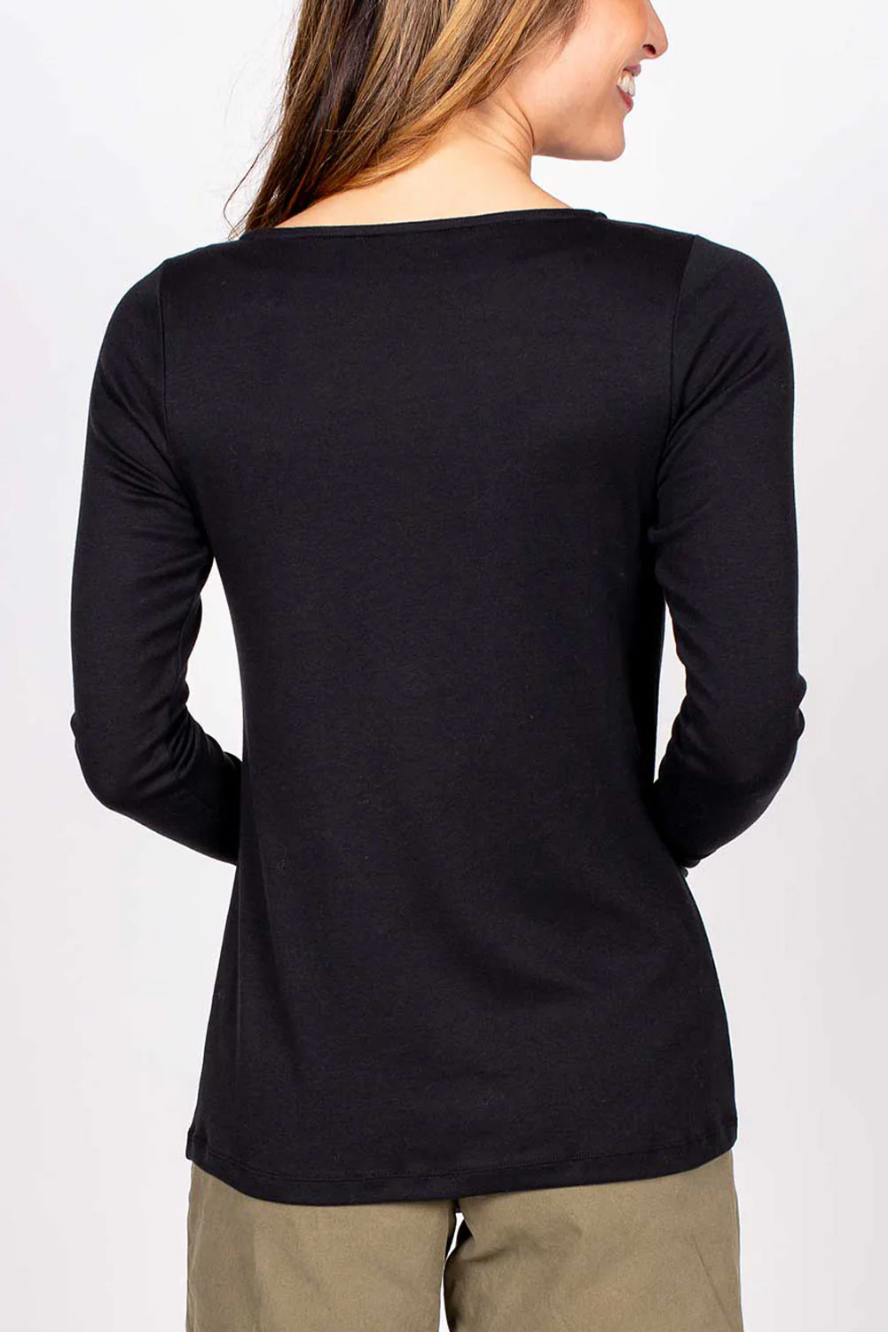Boatneck Organic Cotton T-Shirt - Image 8