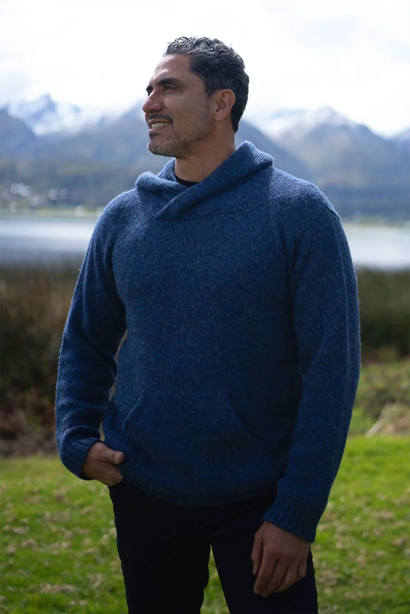 Brian Alpaca Hoodie Pullover - Image 12