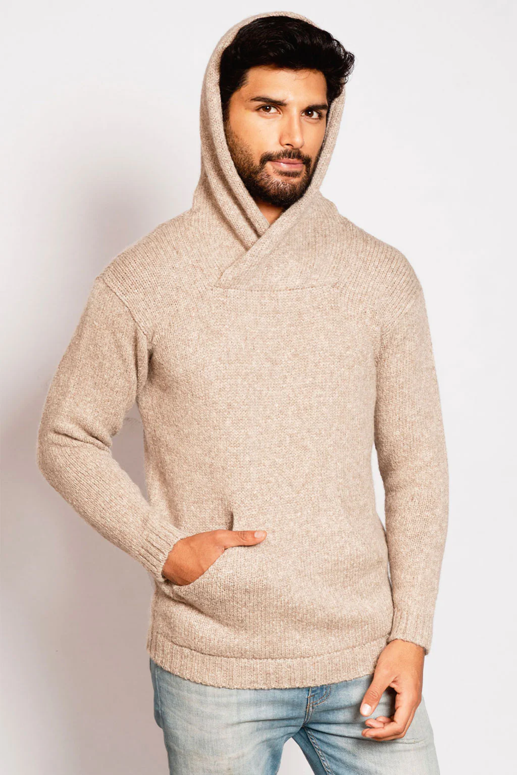 Brian Alpaca Hoodie Pullover - Image 17