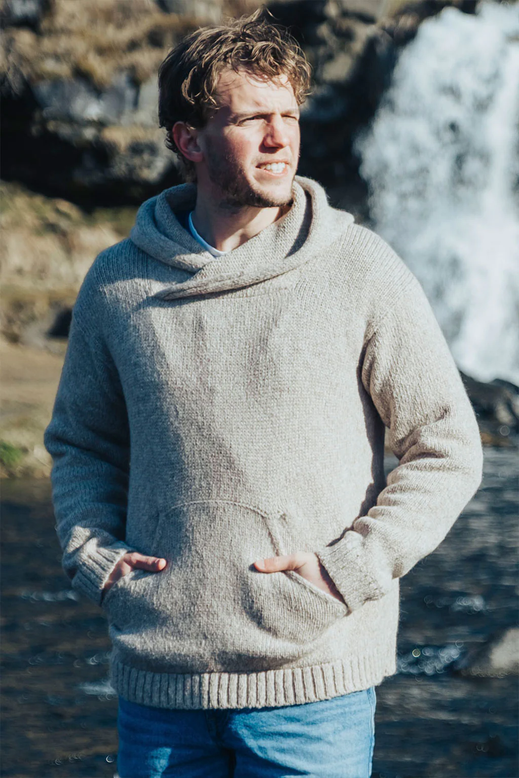 Brian Alpaca Hoodie Pullover - Image 5