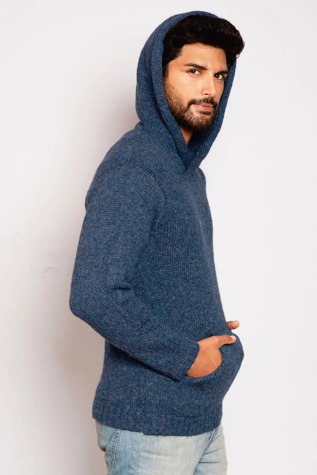 Brian Alpaca Hoodie Pullover - Image 9