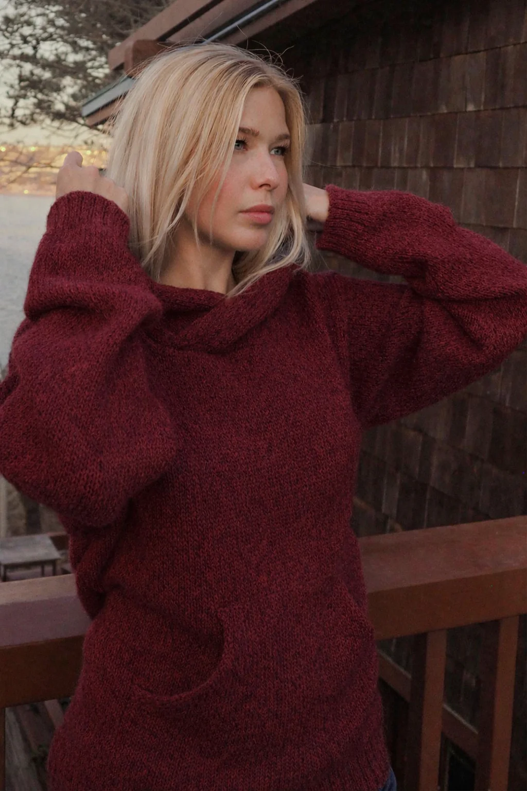 Briana Alpaca Hoodie Pullover - Image 19