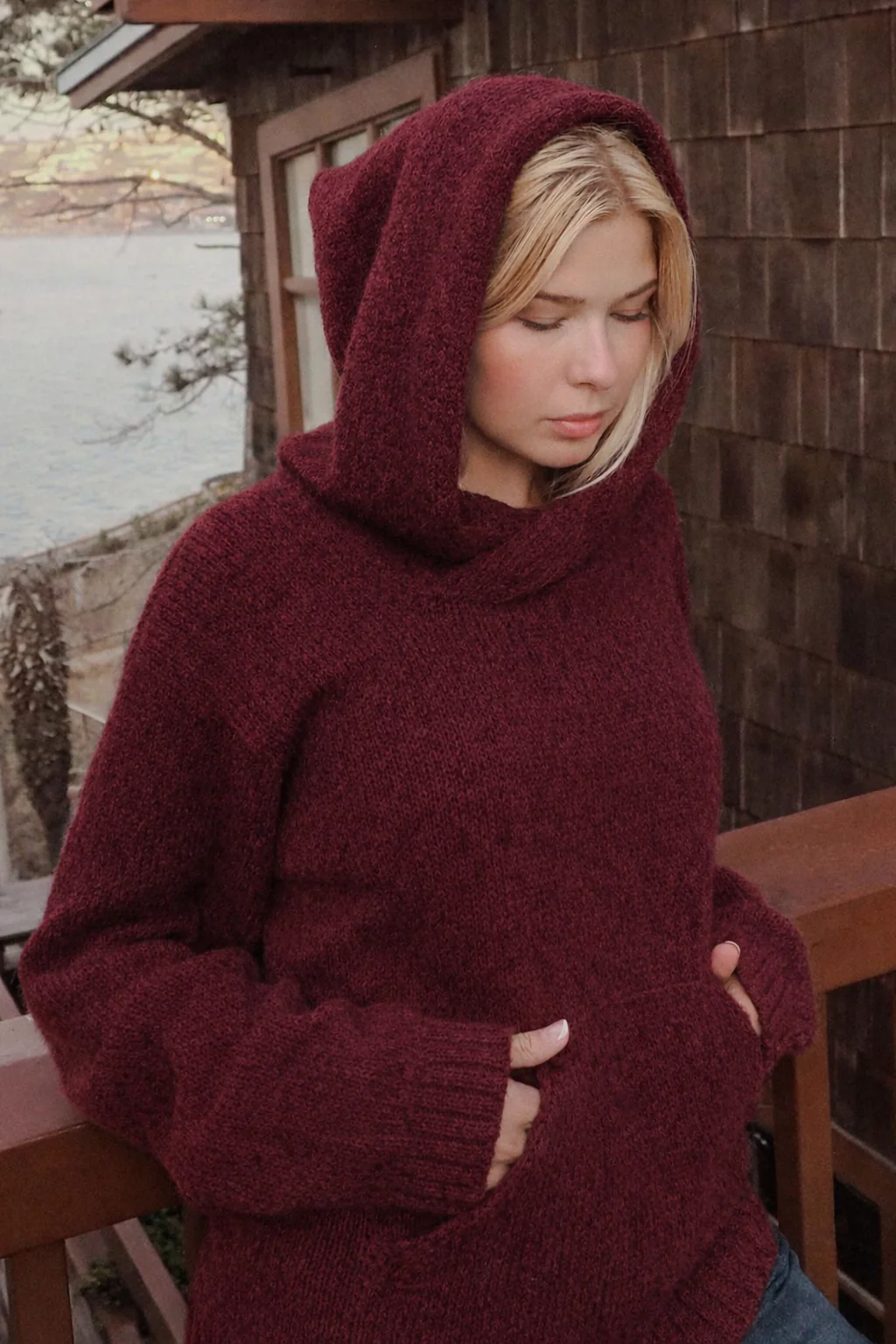 Briana Alpaca Hoodie Pullover - Image 20