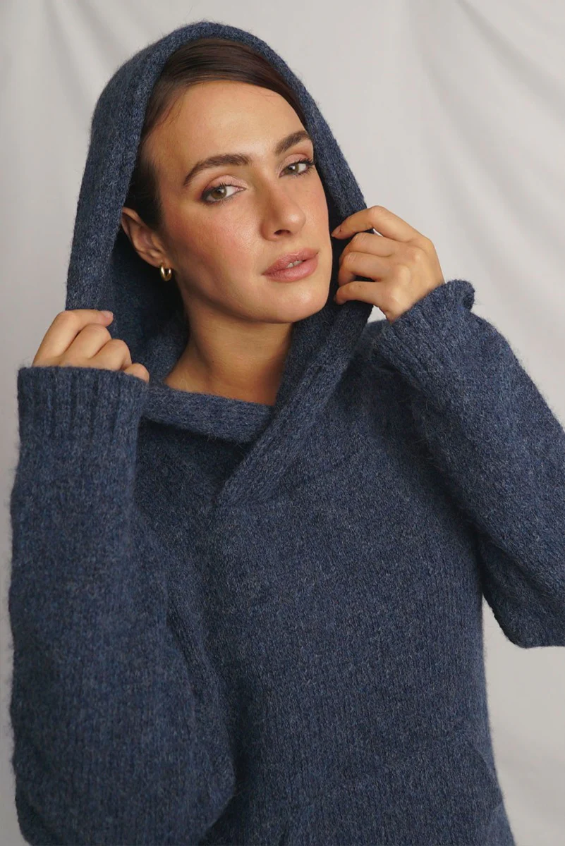 Briana Alpaca Hoodie Pullover - Image 21