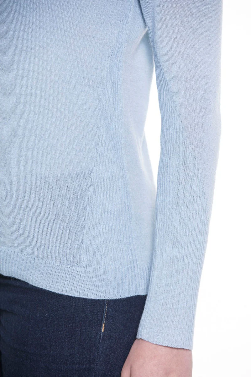 Briana Lightweight Cashllama Crew-Neck Sweater - Image 5