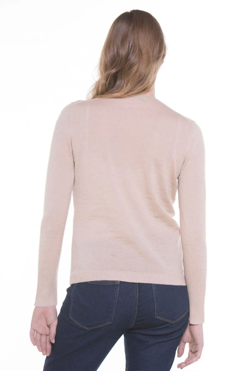 Briana Lightweight Cashllama Crew-Neck Sweater - Image 7