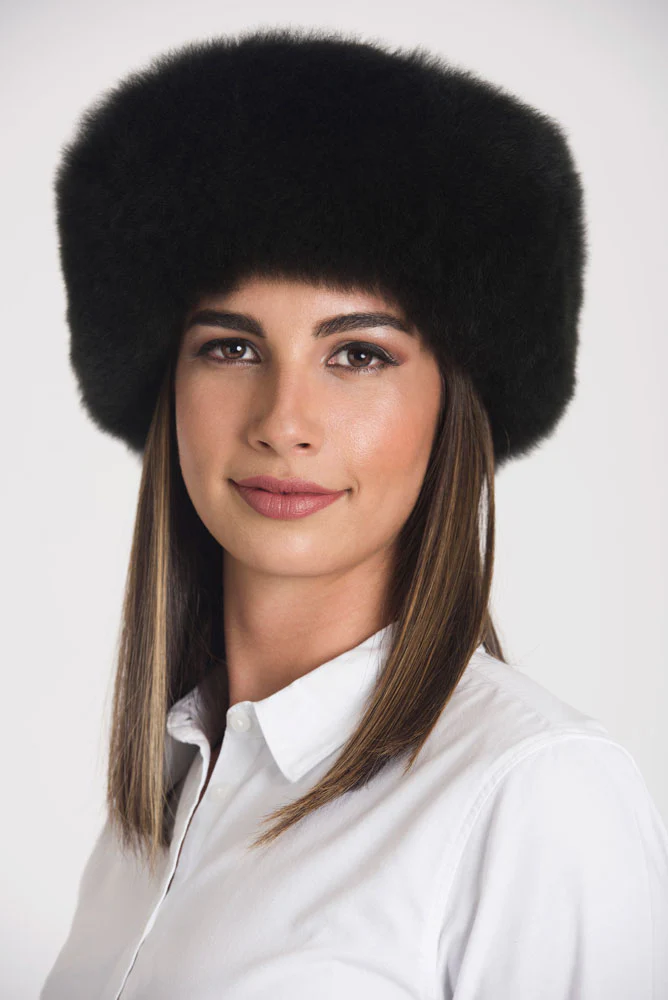 Brunelle 100% Fur Baby Alpaca Hat - Image 3