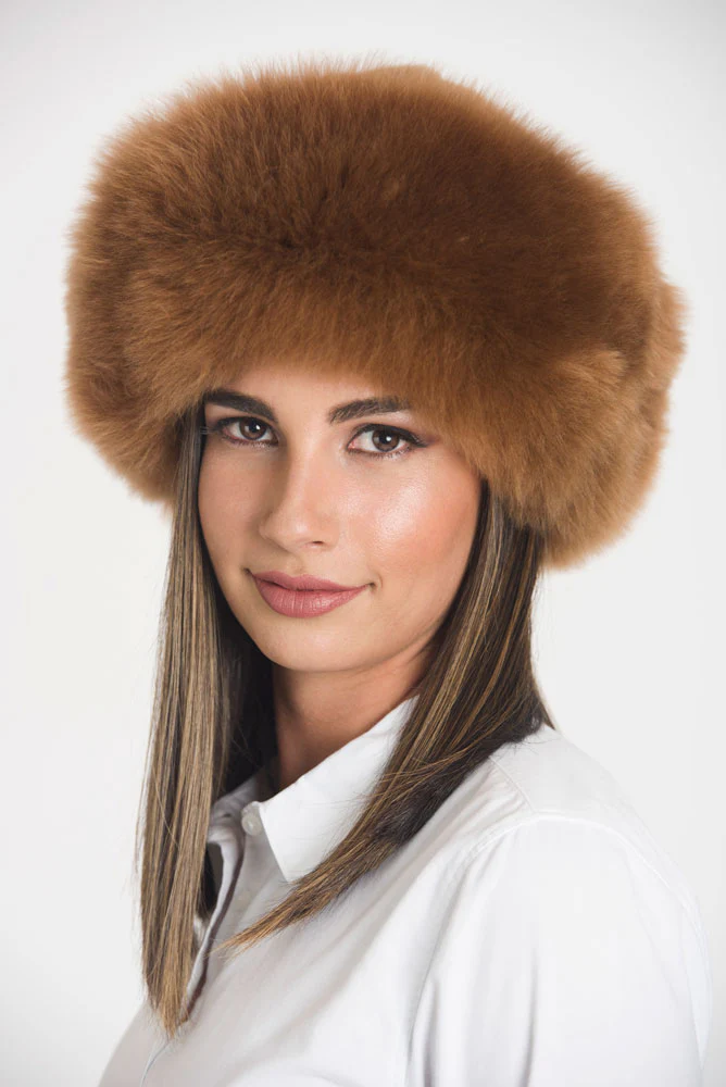 Brunelle 100% Fur Baby Alpaca Hat - Image 5
