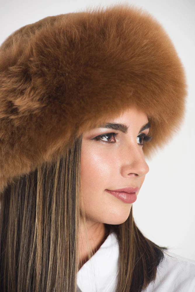 Brunelle 100% Fur Baby Alpaca Hat - Image 6