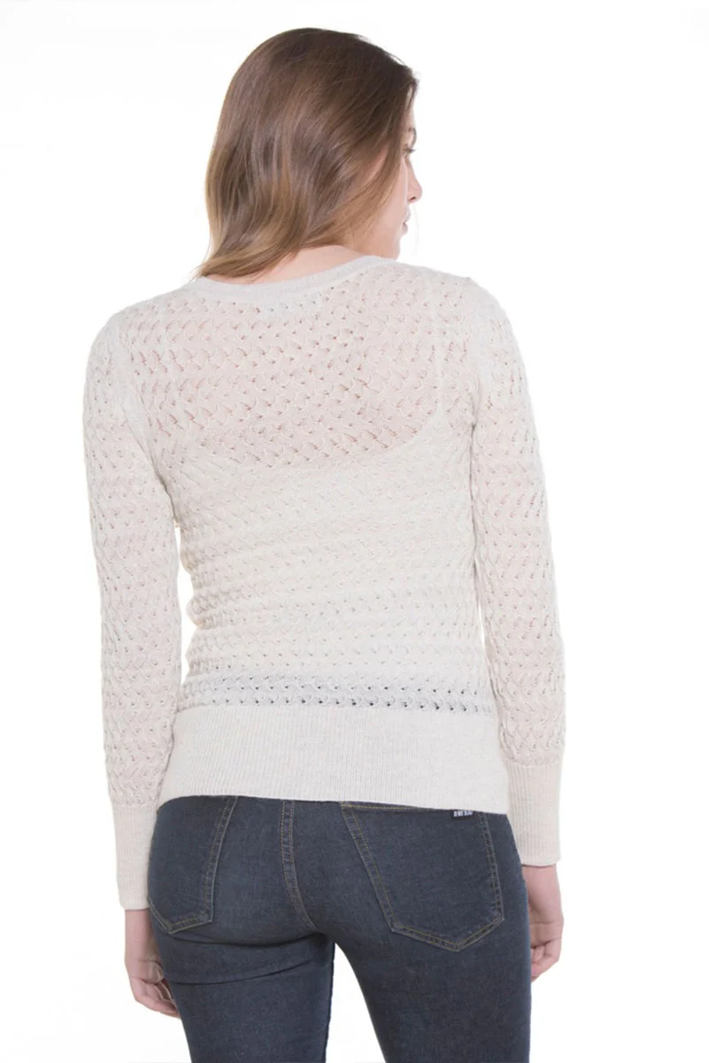Camille 100% Cashllama Crew-Neck Sweater - Image 4