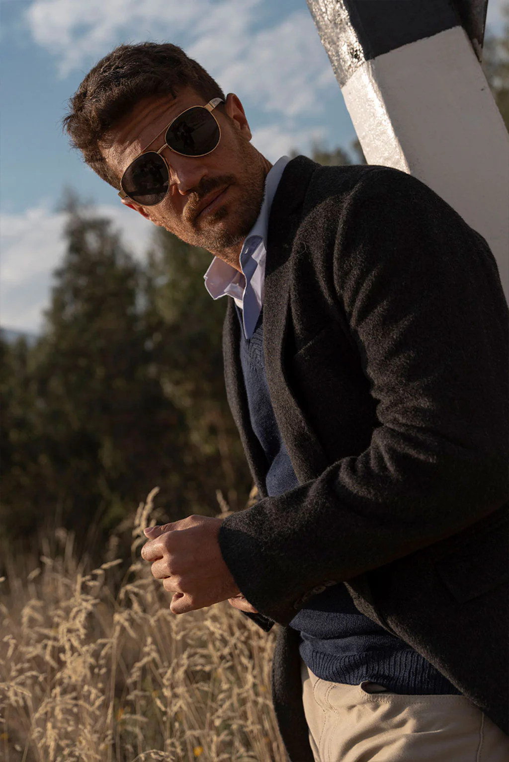 Classic Baby Alpaca Blazer for Men - Image 3