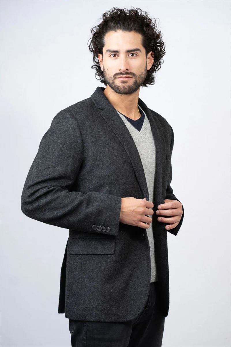 Classic Baby Alpaca Blazer for Men - Image 6
