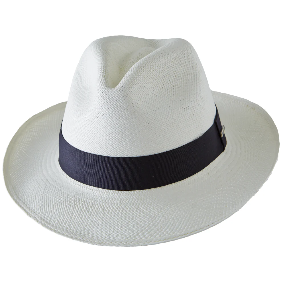 Montecristi Panama Hat Classic Fedora Standard Weave - Image 3