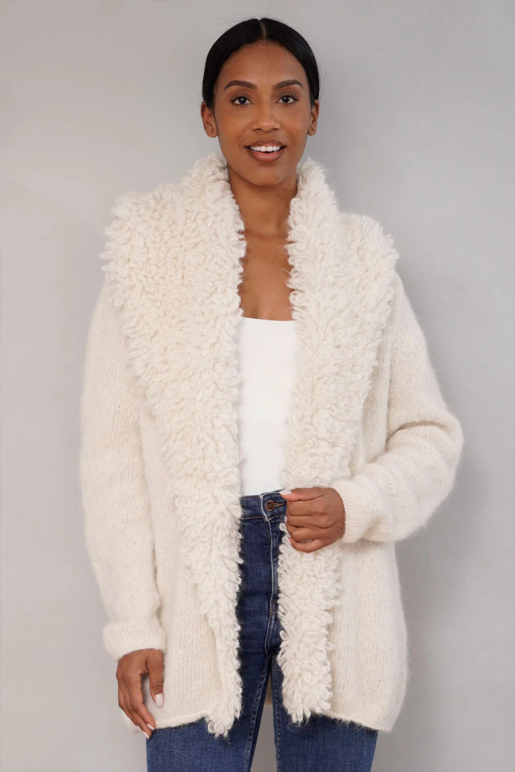 Cleo Handknit Alpaca Coat - Image 5