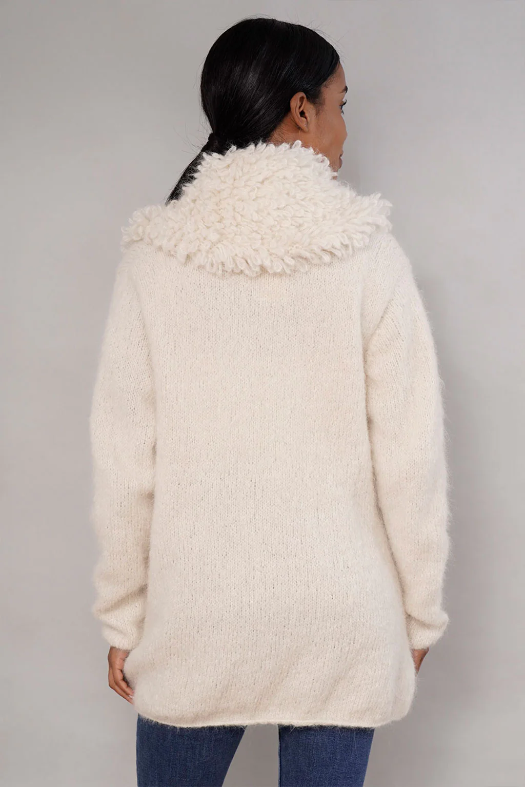 Cleo Handknit Alpaca Coat - Image 6