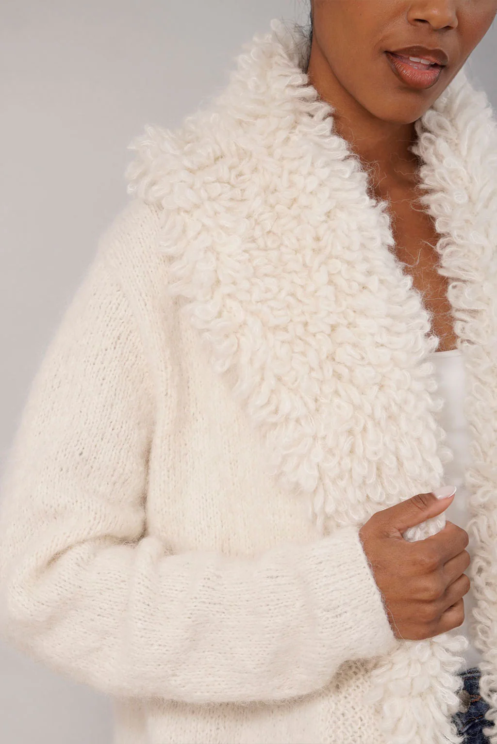 Cleo Handknit Alpaca Coat - Image 7