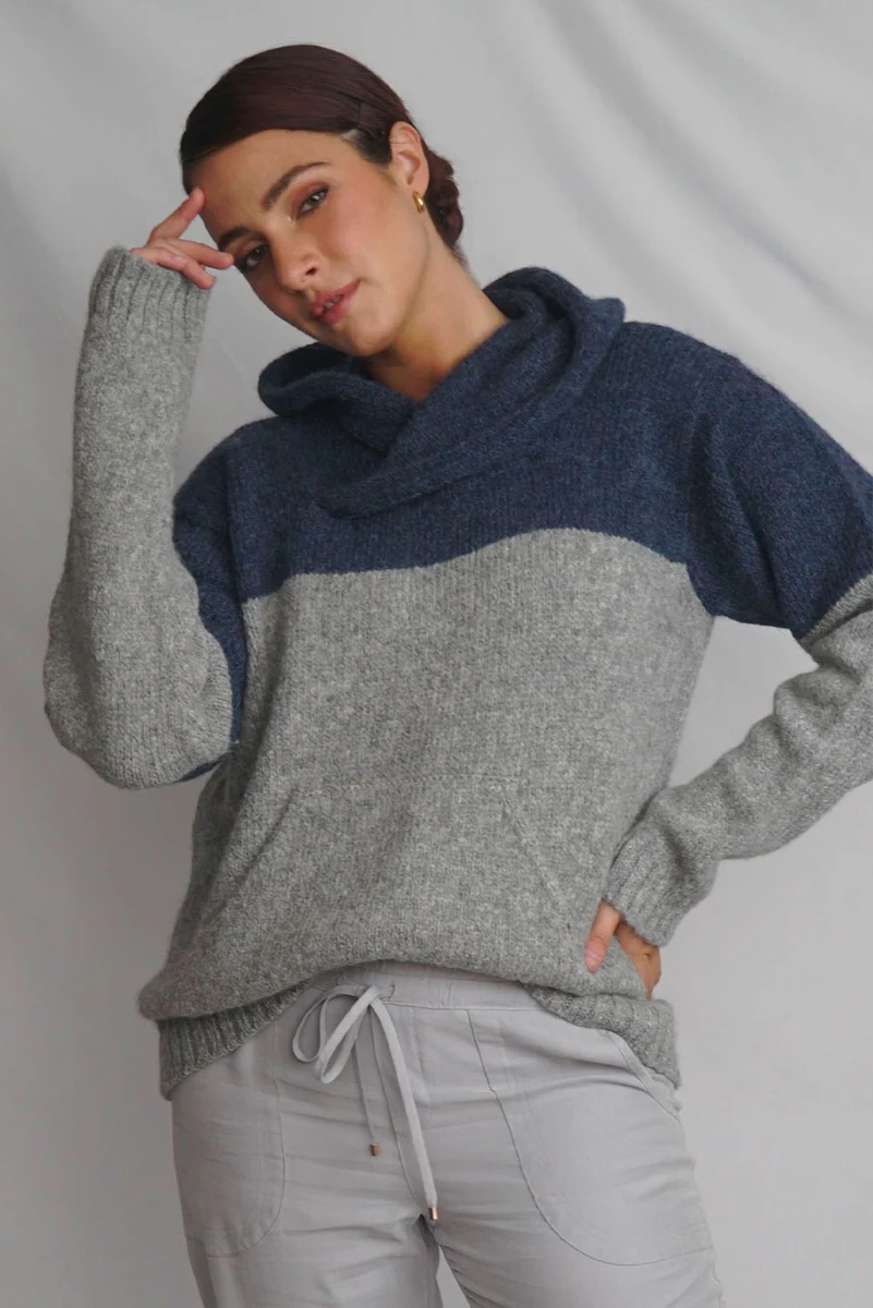 Coraline Alpaca Hoodie Pullover - Image 2
