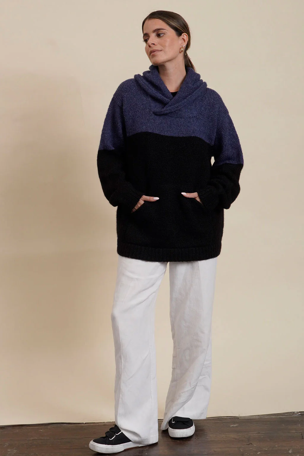 Coraline Alpaca Hoodie Pullover - Image 3