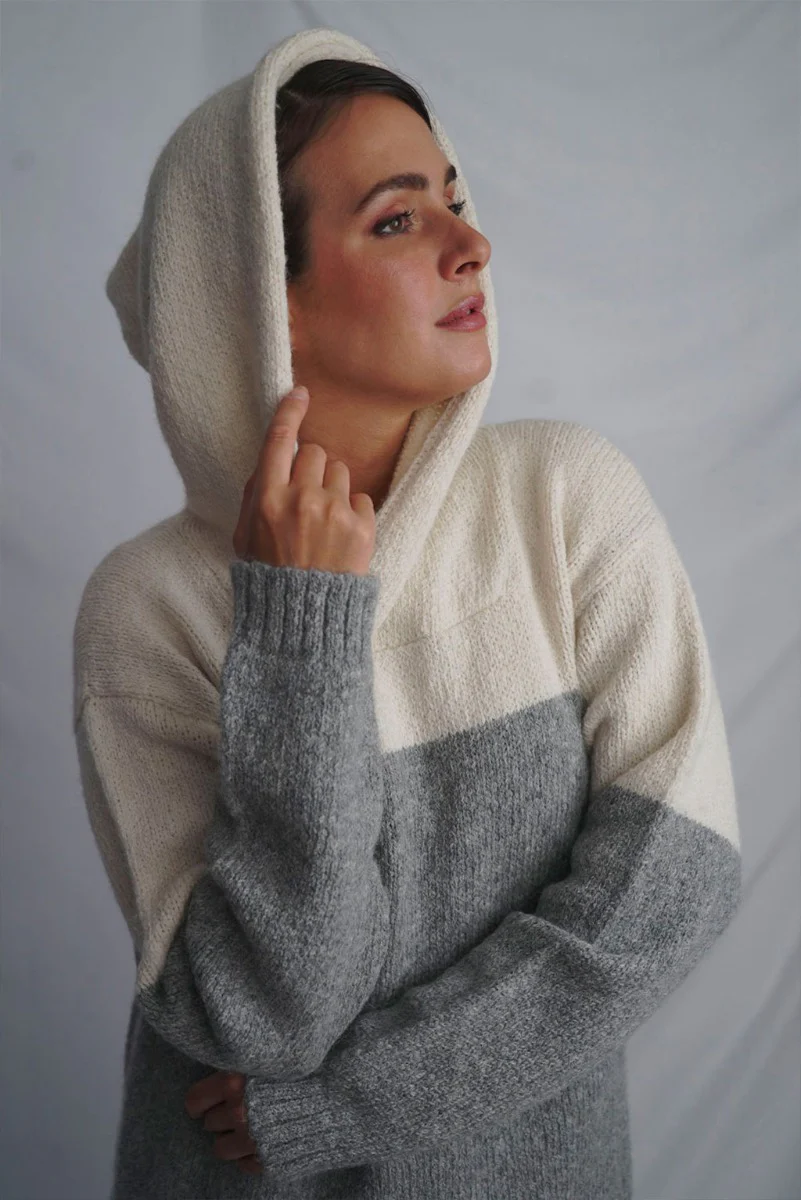 Coraline Alpaca Hoodie Pullover - Image 2