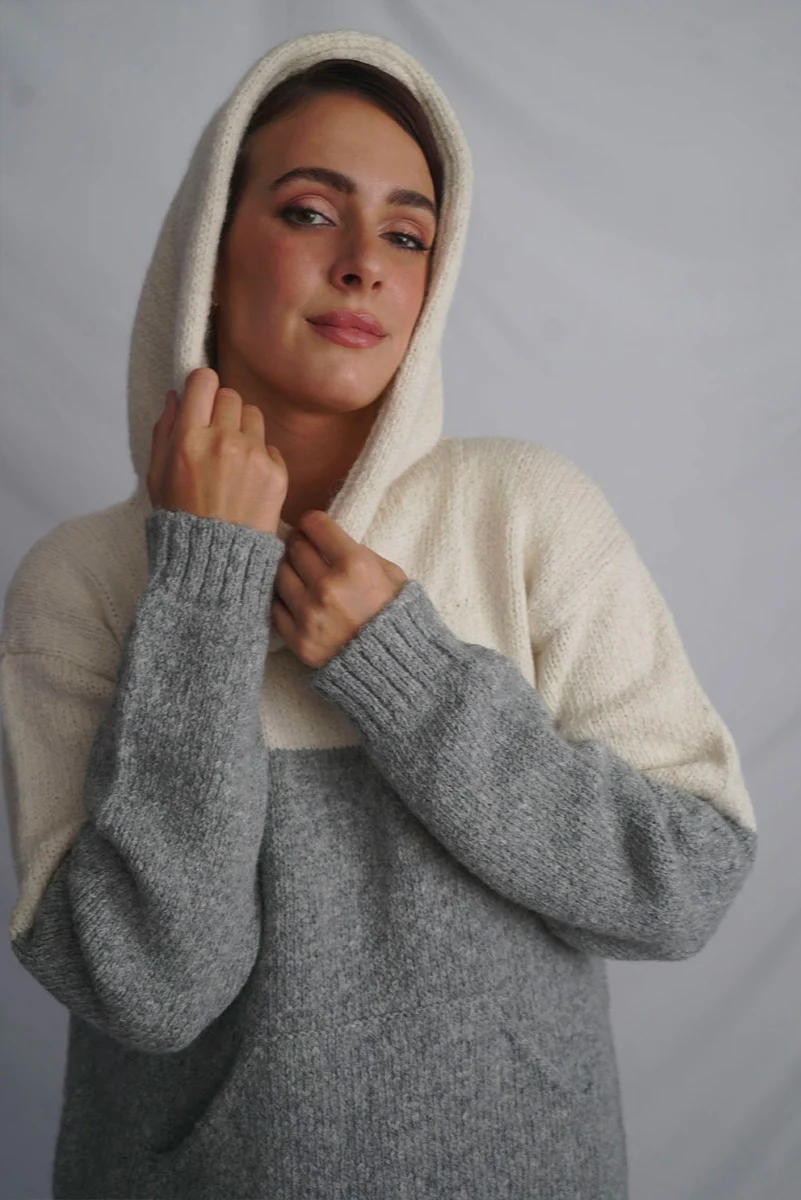 Coraline Alpaca Hoodie Pullover - Image 3