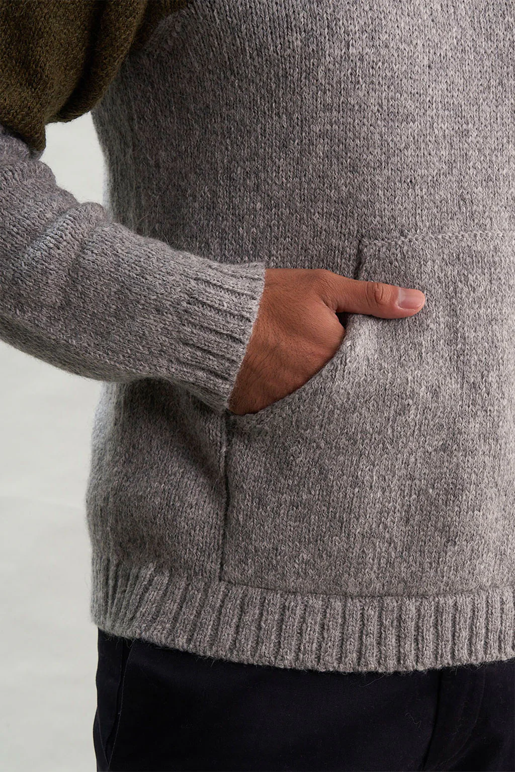 Corey Alpaca Hoodie Pullover - Image 12
