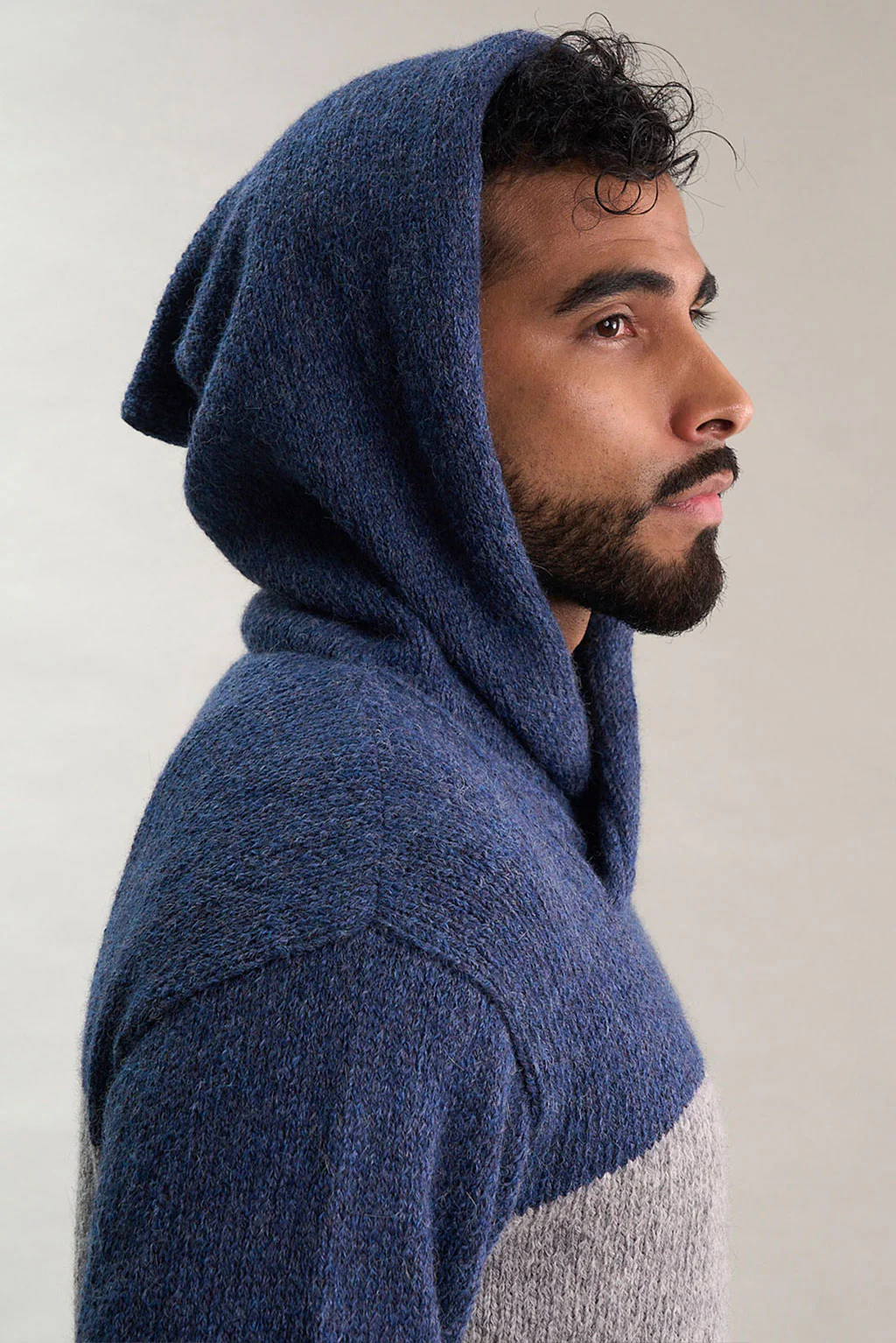 Corey Alpaca Hoodie Pullover - Image 3