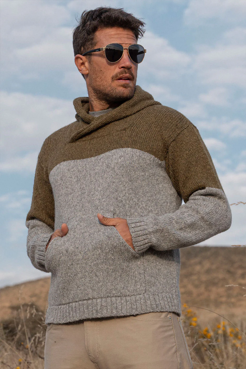 Corey Alpaca Hoodie Pullover - Image 6