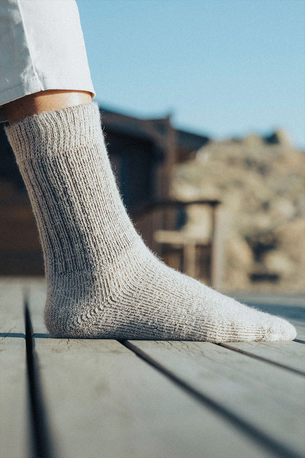 Cushion Wrap Baby Alpaca Socks