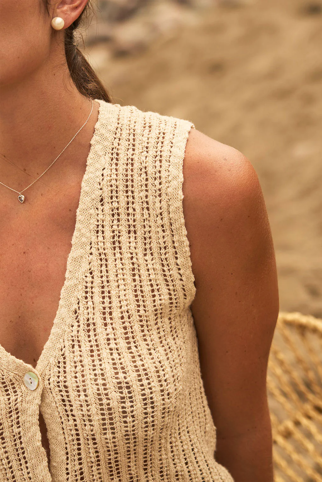 Daisy Cotton Vest - Image 3